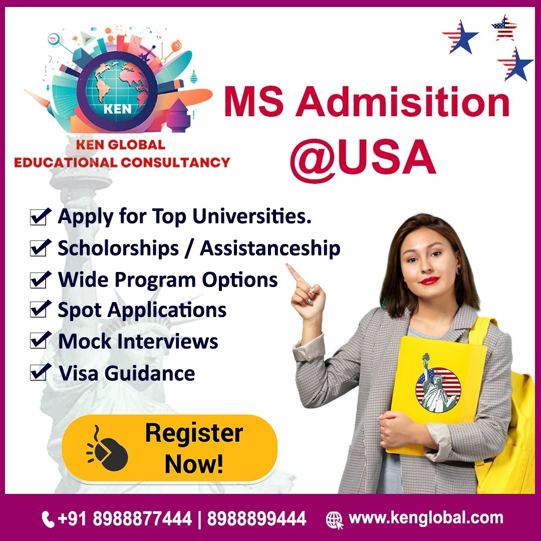 MS Admission in USA  MS College in USA  Ken Global